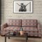 Pottery Stripe - Brown,Orange & Rust Abstract & Geometric,Global,Southwestern Upholstery Fabric 54 Inches"
